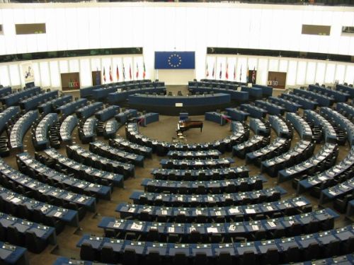 Parlamento Europeo en su sede de Estrasburgo.
